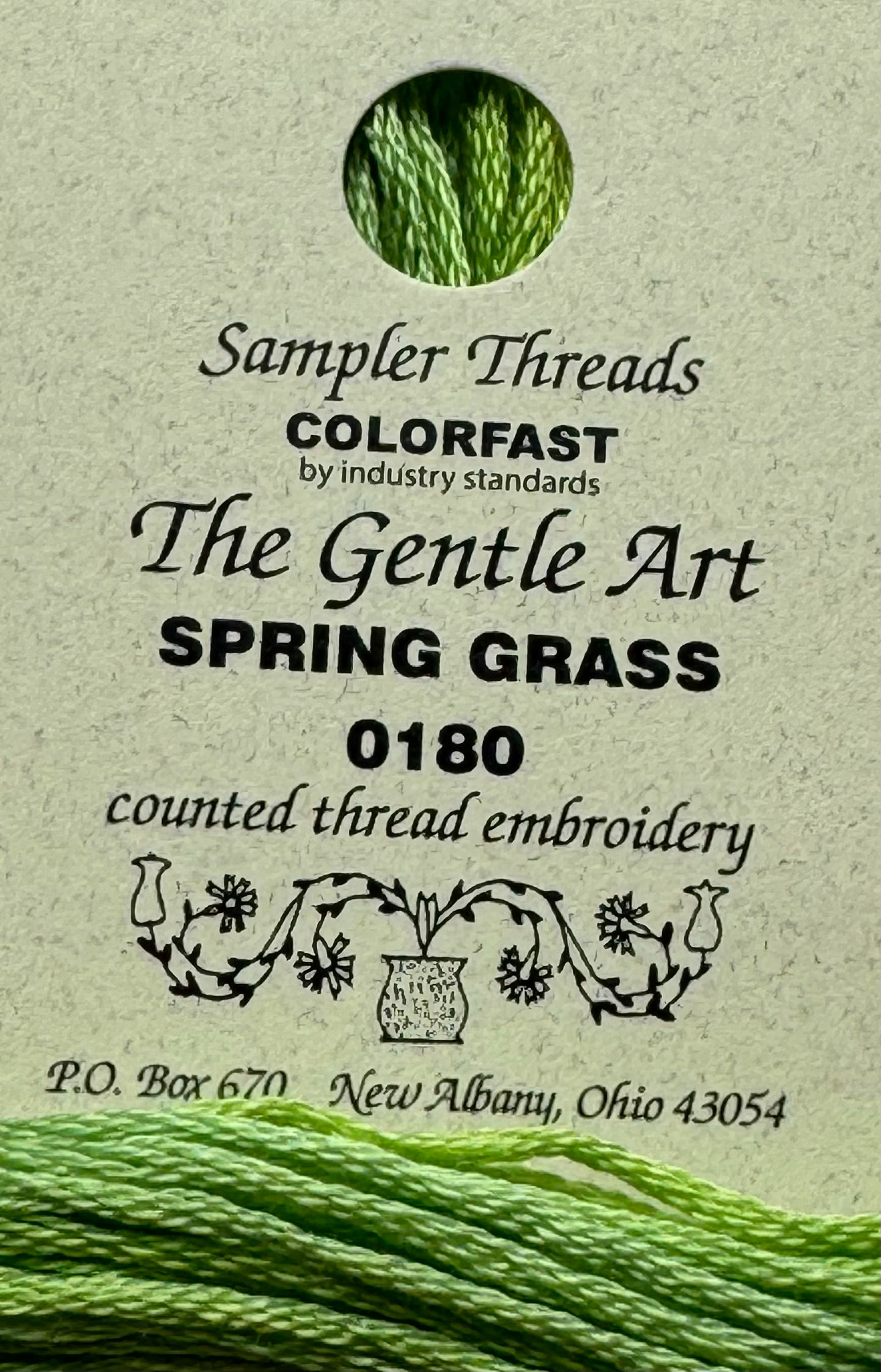 The Gentle Art Sampler Threads; Spring Grass – The Cross Stitch Emporium