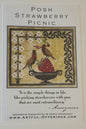 Posh Strawberry Picnic; Artful Offerings