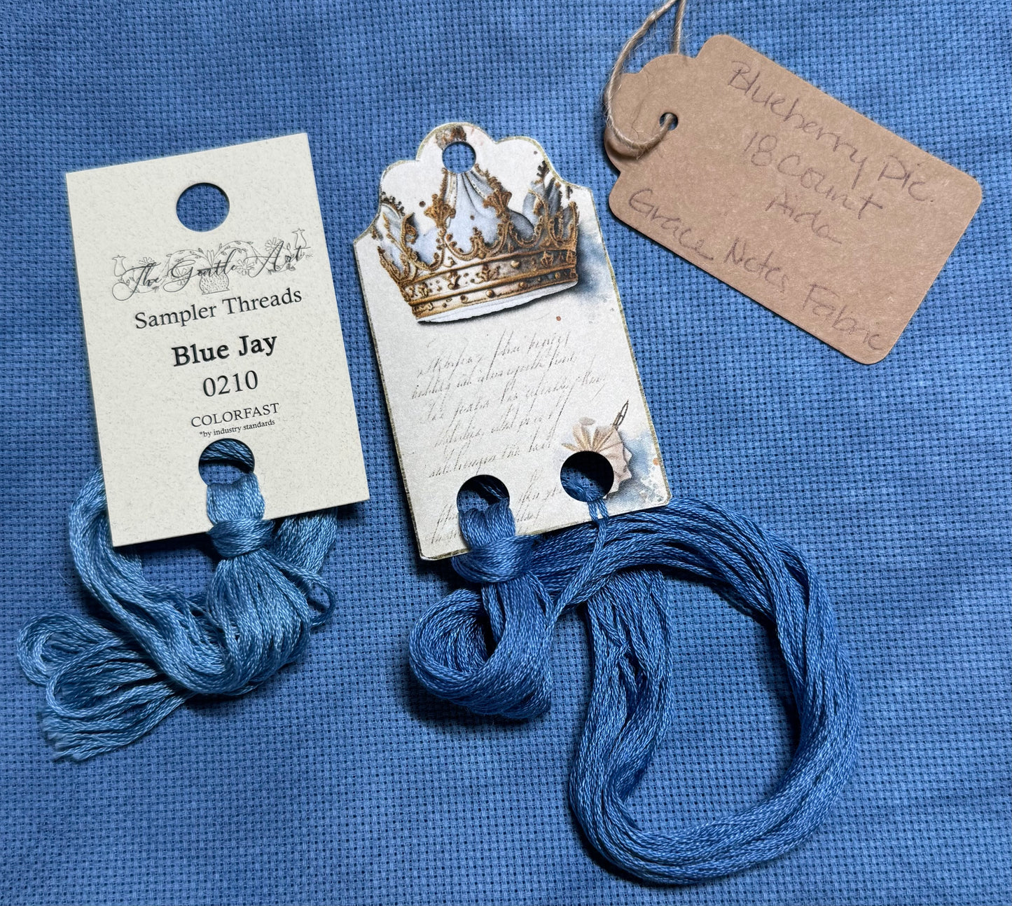 Blueberry Pie; Grace Notes Fabric