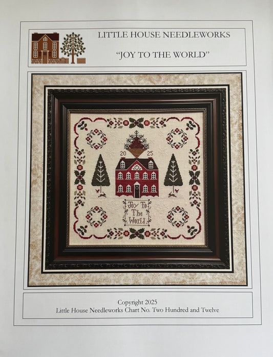 "Joy to the World"; Little House Needleworks