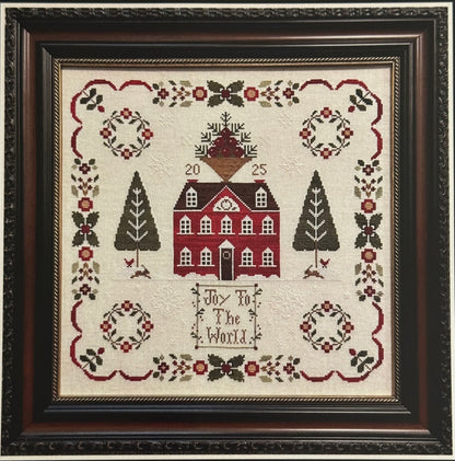 "Joy to the World"; Little House Needleworks