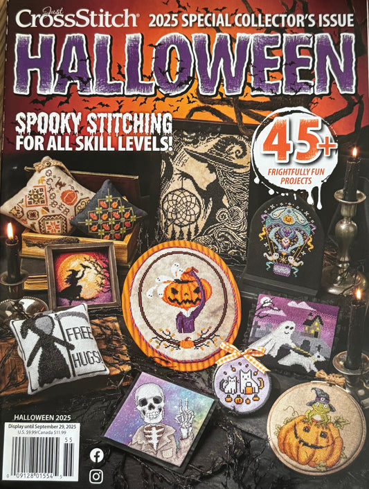 Just Cross Stitch Magazine- 2025 Halloween Edition