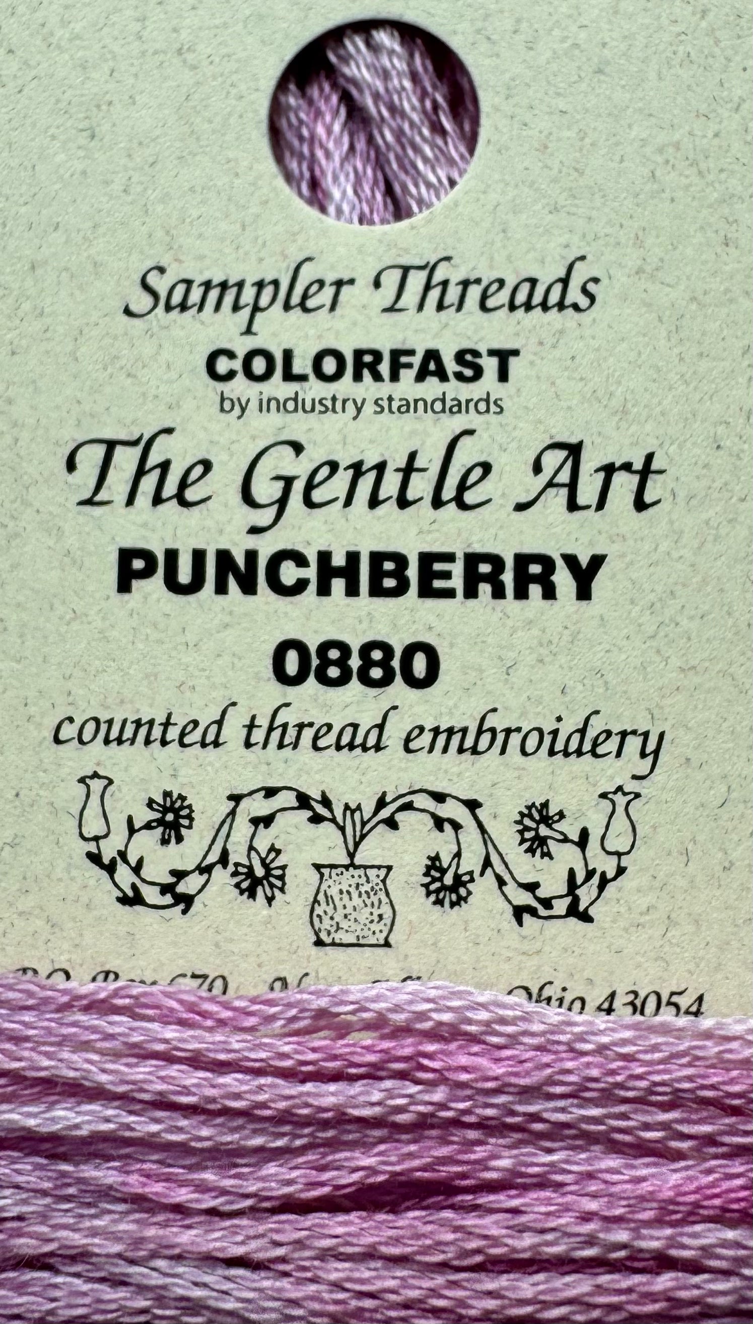 The Gentle Art Sampler Threads; Punchberry – The Cross Stitch Emporium
