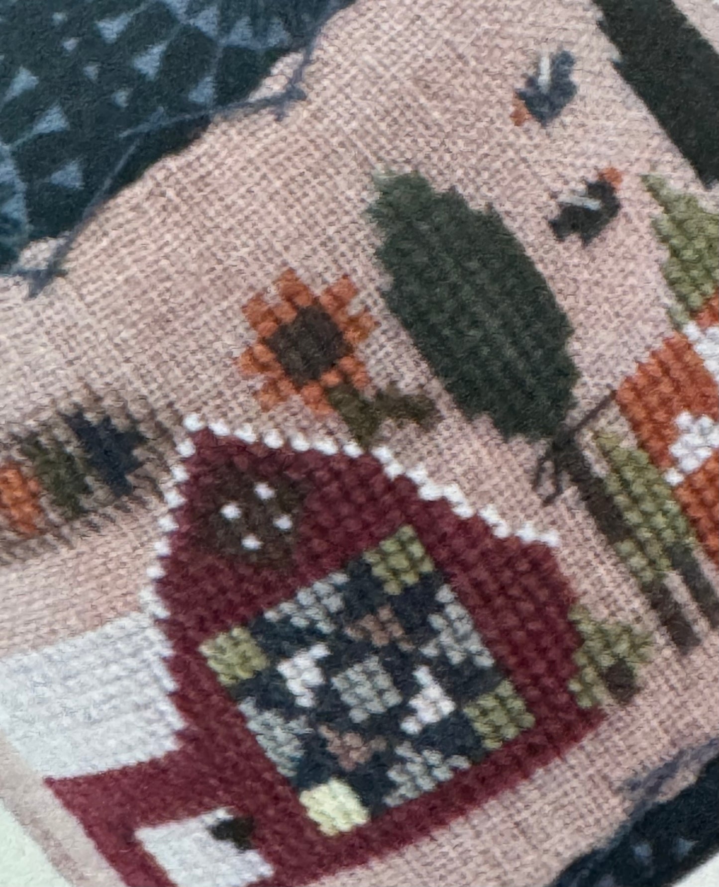 Quilted Tiny Town; Heart In Hand