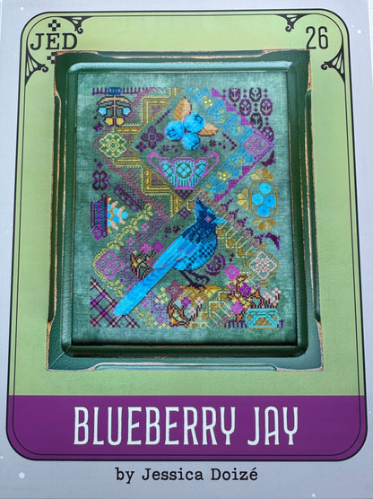 Blueberry Jay; JEDxStitch