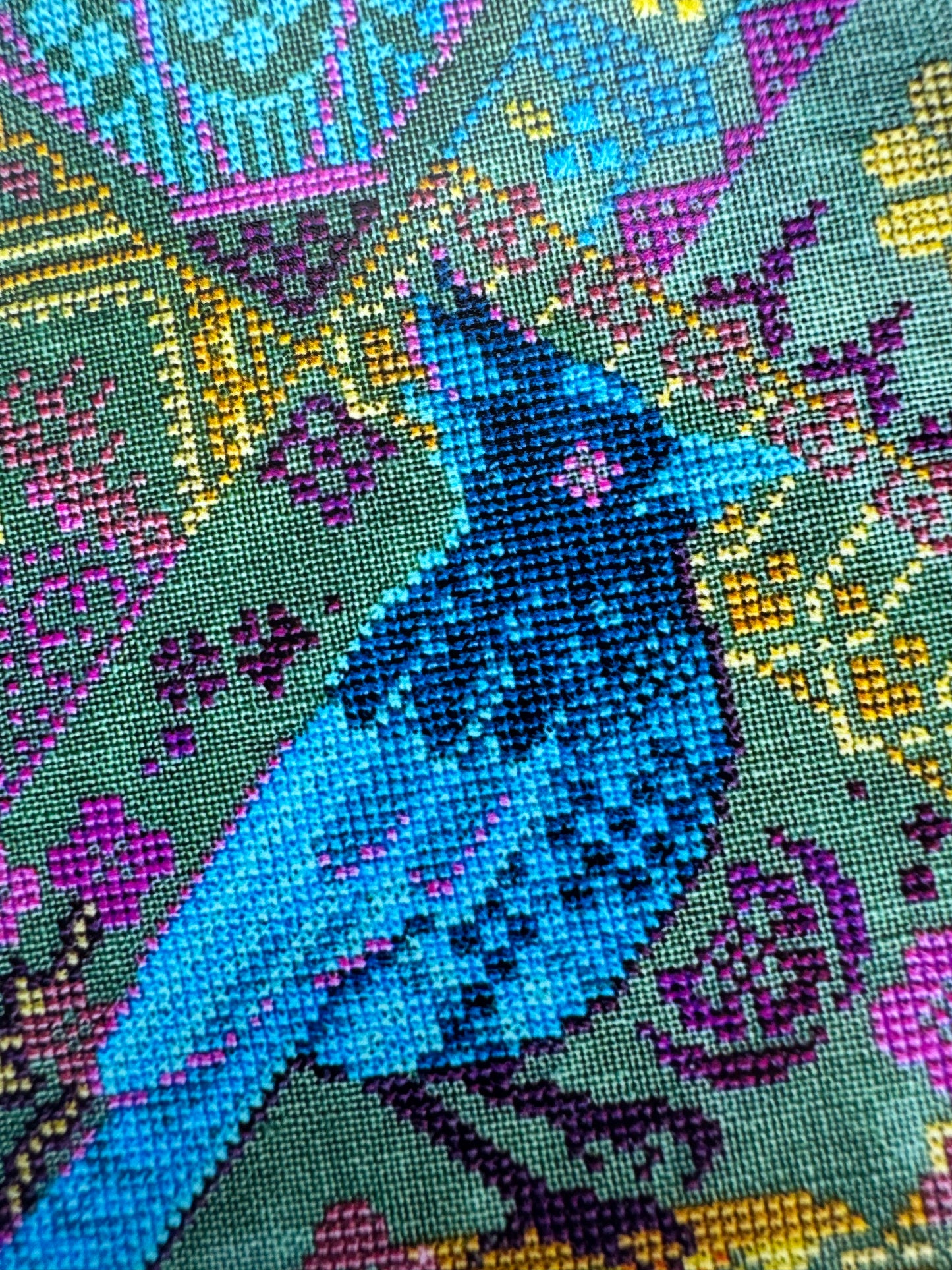 Blueberry Jay; JEDxStitch