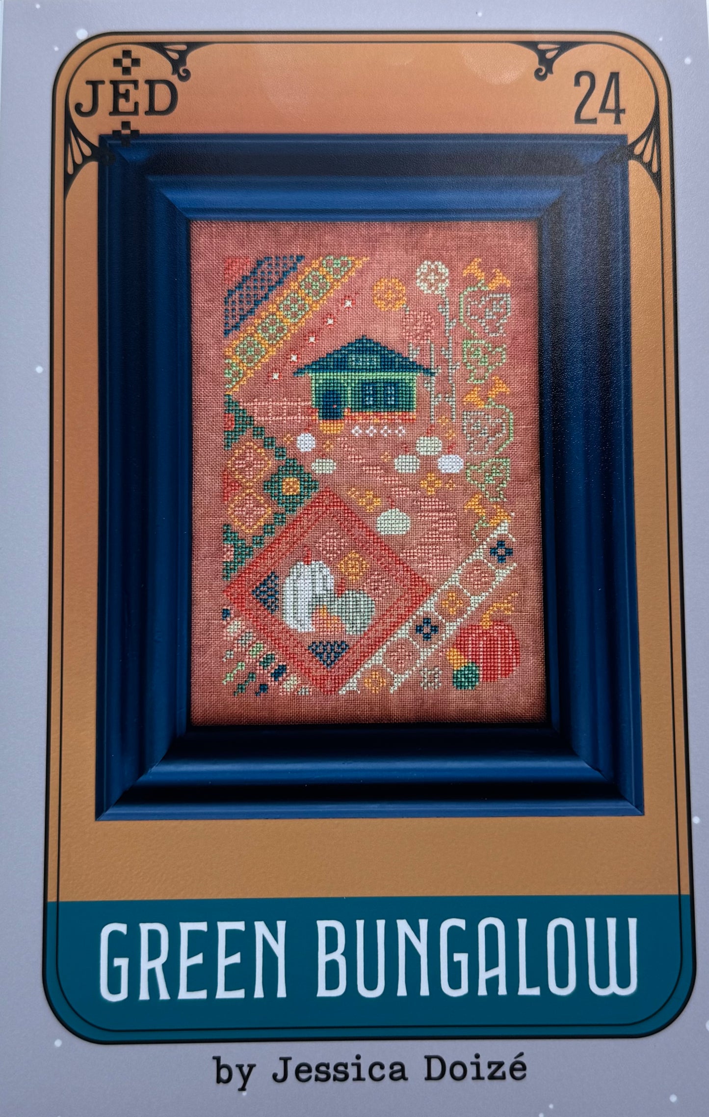 Green Bungalow; JEDxStitch