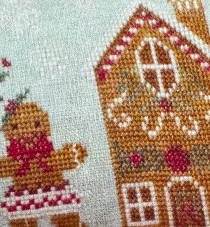 Gingerbread Village; Quaint Rose Needlearts