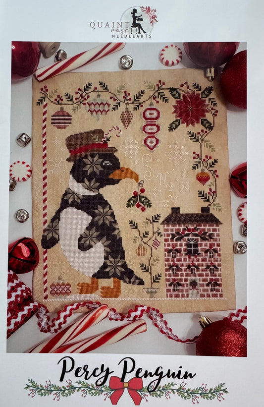 Percy Penguin; Quaint Rose Needlearts