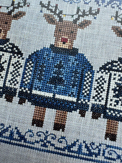 Christmas Sweater Trio; Stitchy Prose