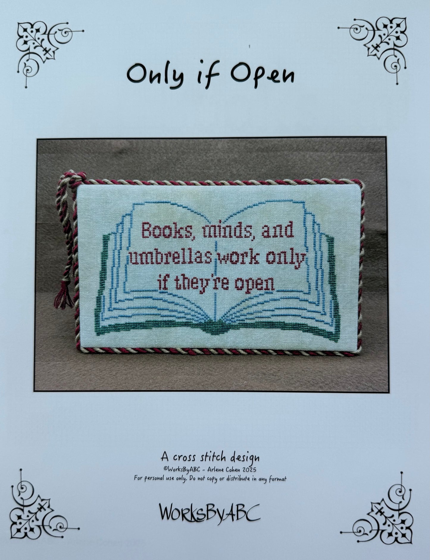 Only if Open; Works By ABC