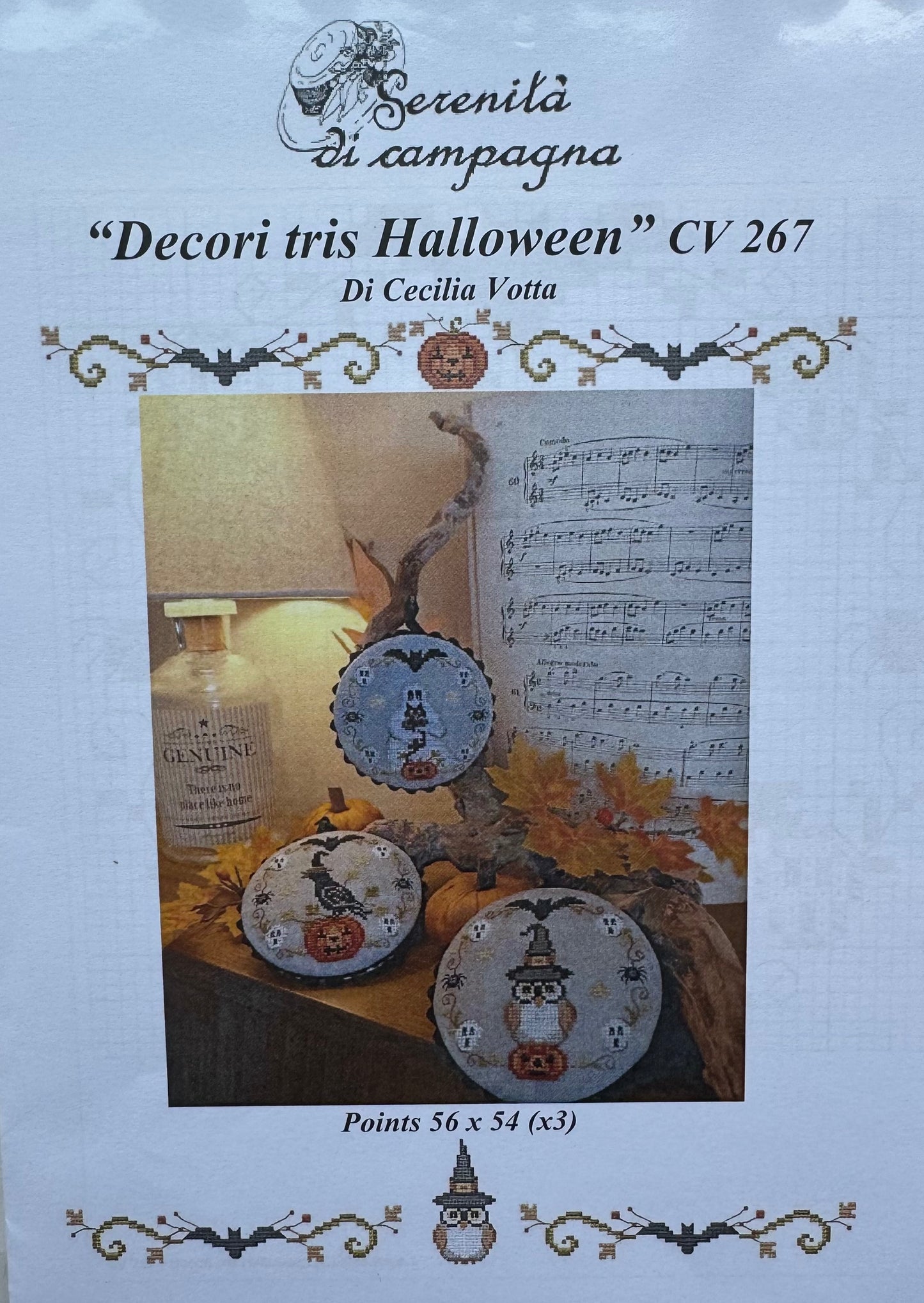 Decori tris Halloween; Serenita di Campagna