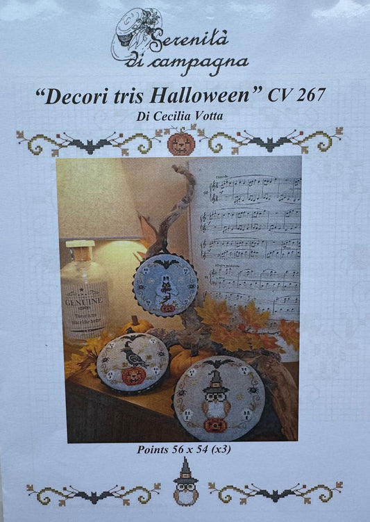 Decori tris Halloween; Serenita di Campagna