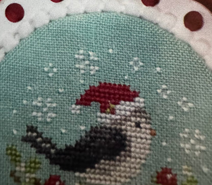 Vintage Ornaments Set Three; Cherry Blossoms