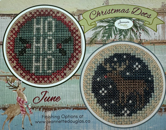 Christmas Dots - June; Jeannette Douglas Designs
