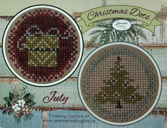 Christmas Dots - July; Jeannette Douglas Designs