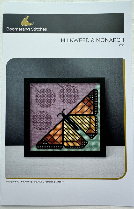 Milkweed & Monarch; Boomerang Stitches