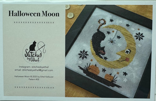 Halloween Moon; Stitches by Ethel