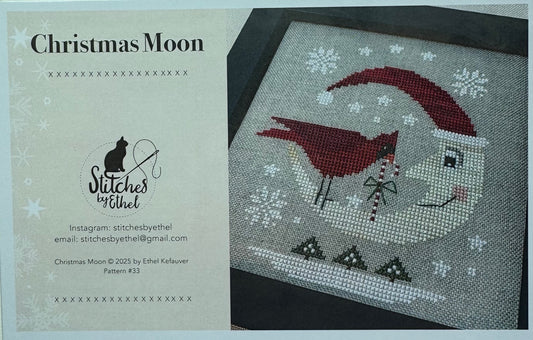 Christmas Moon; Stitches by Ethel