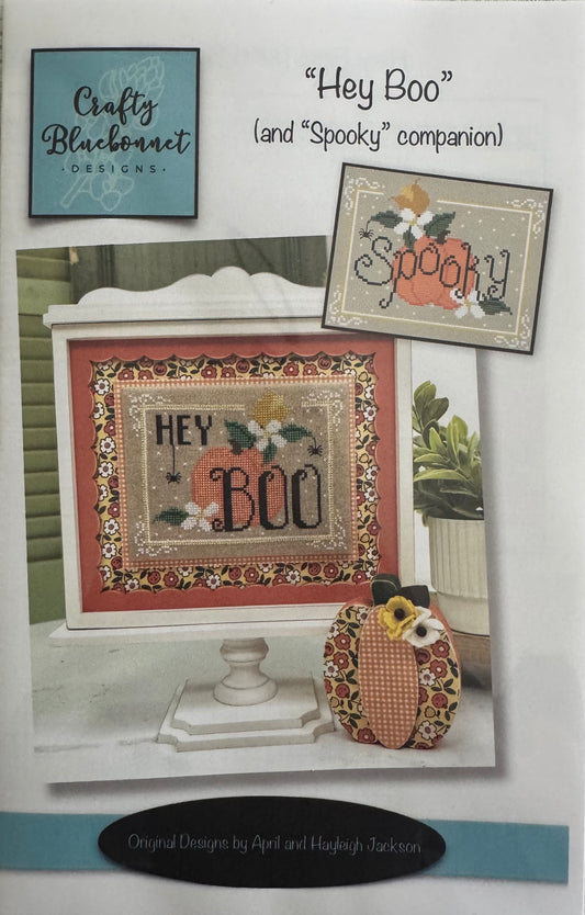 Hey Boo; Crafty Bluebonnet Designs