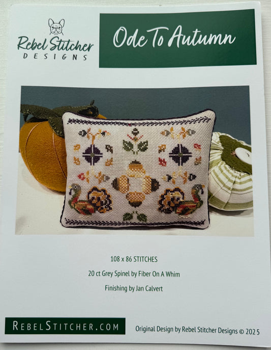 Ode to Autumn; Rebel Stitcher Design