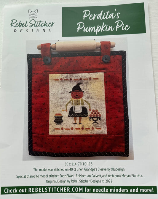 Perdita's Pumpkin Pie; Rebel Stitcher Designs