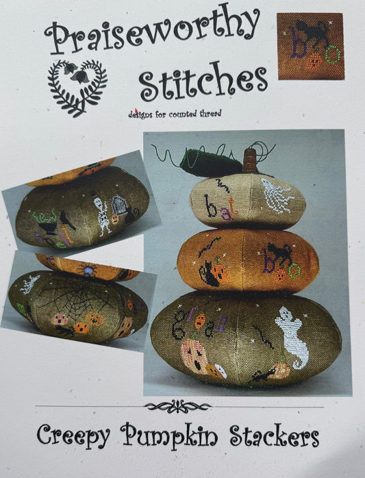 Creepy Pumpkin Stackers; Praiseworthy Stitches