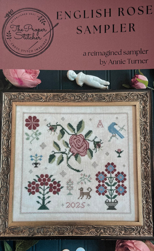 English Rose Sampler; The Proper Stitcher
