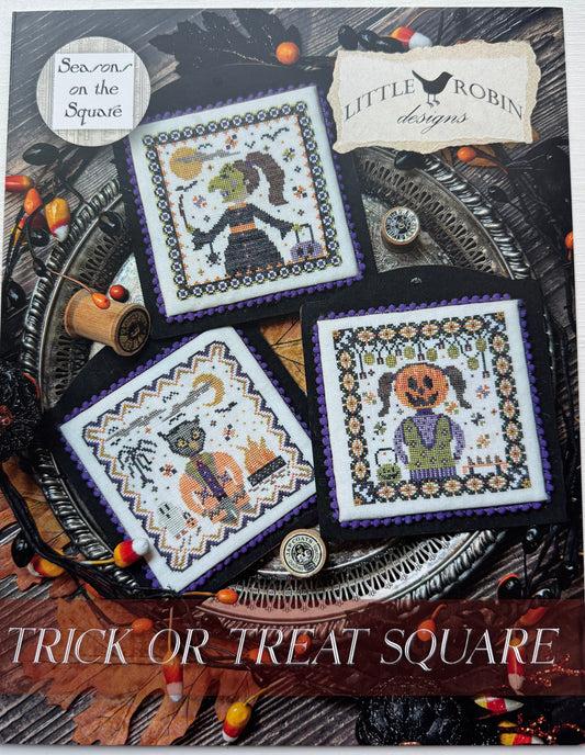 Trick Or Treat Square; Little Robin Designs
