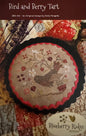 Bird and Berry Tart; Blueberry Ridge Design