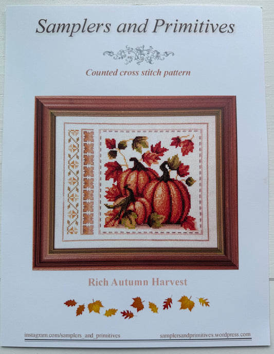 Rich Autumn Harvest; Samplers and Primitives