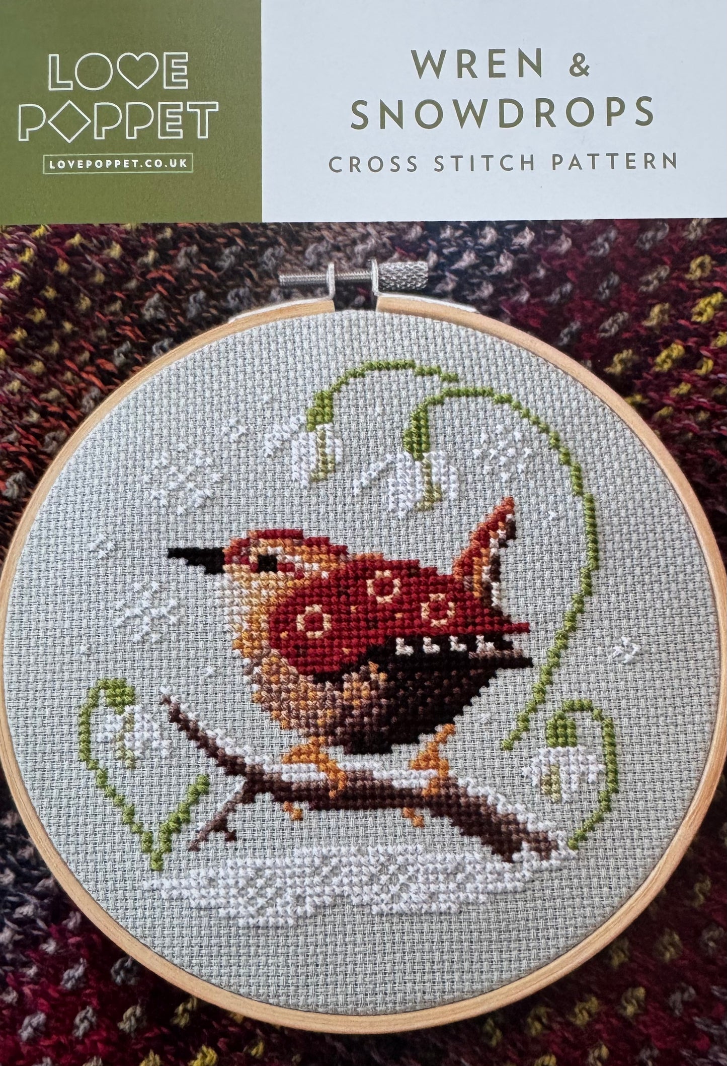 Wren & Snowdrops; Love Poppet