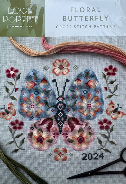 Floral Butterfly; Love Poppet