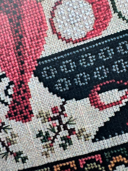 Twelfth Day of Christmas Sampler and Tree; Hello From Liz Mathews