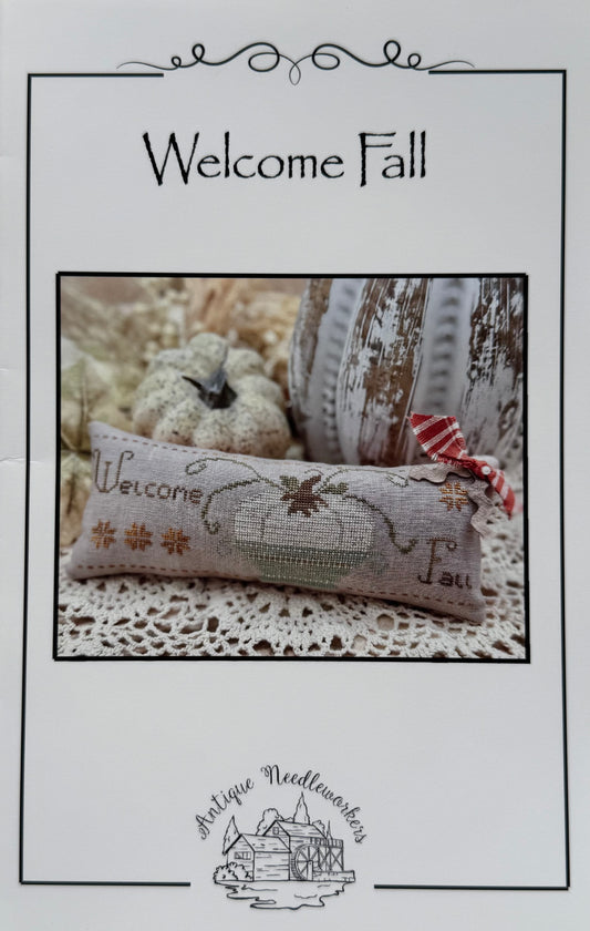 Welcome Fall; Antique Needleworkers