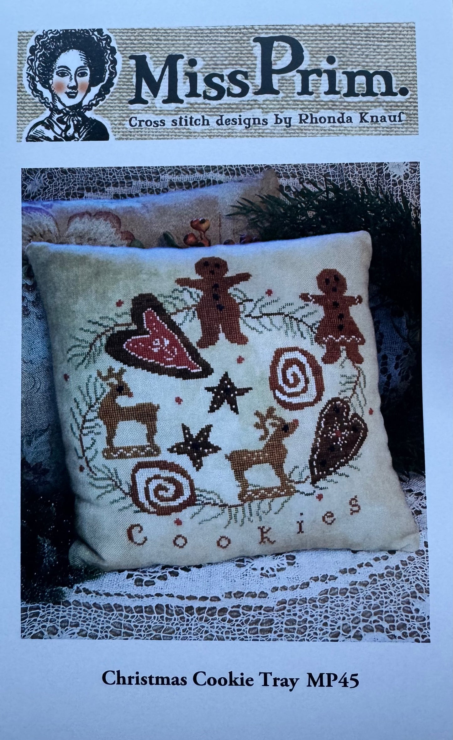 Christmas Cookie Tray; Miss Prim