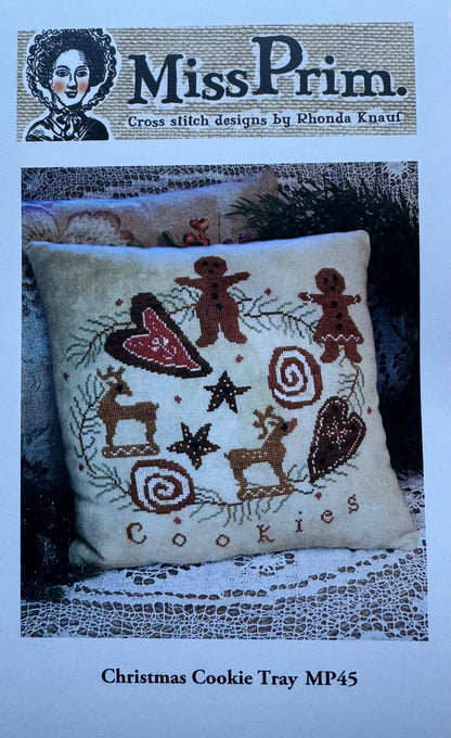Christmas Cookie Tray; Miss Prim