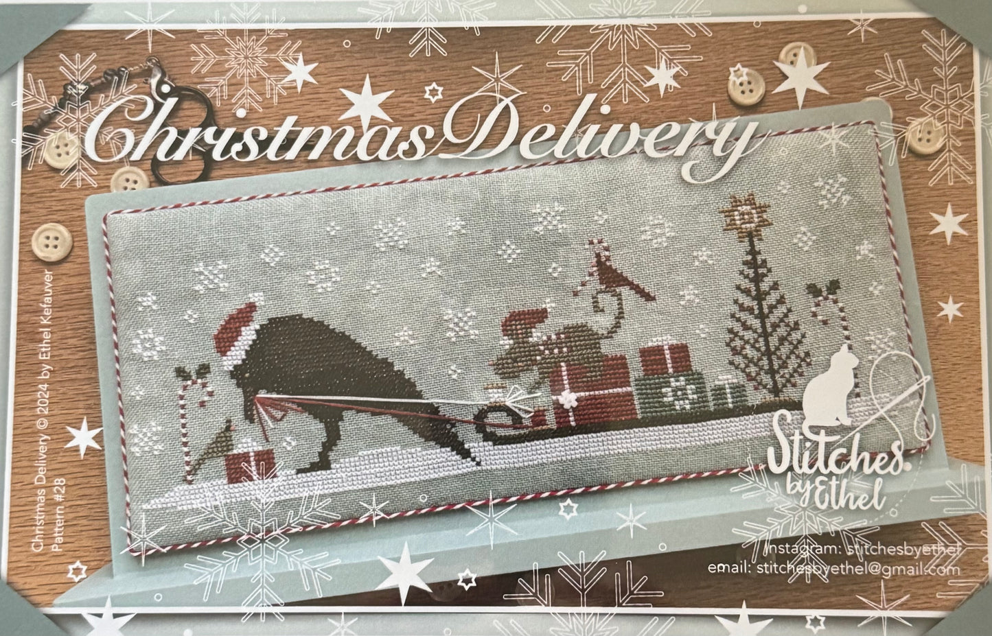 Christmas Delivery; Stitches By Ethel