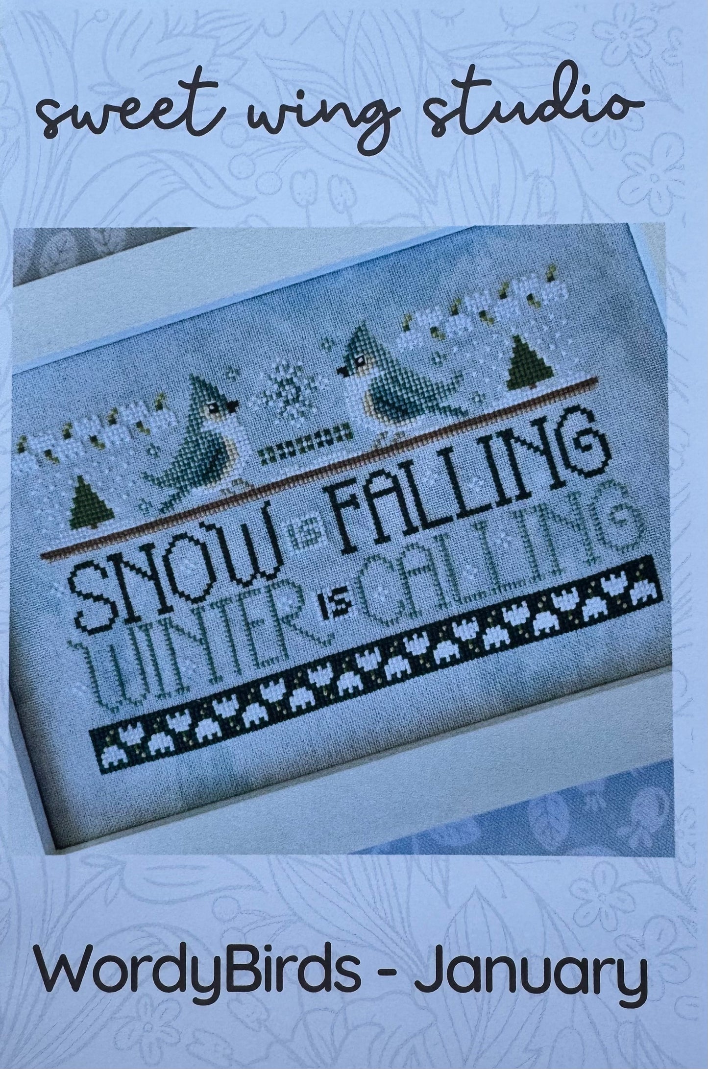 Wordy Birds- January; Sweet Wing Studio