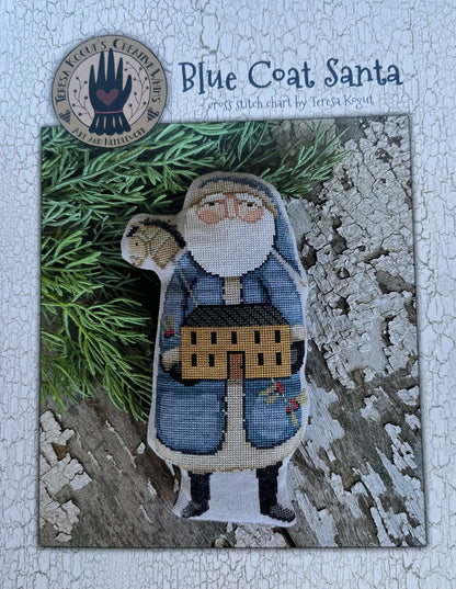 Blue Coat Santa; Teresa Kogut's Creative Whims