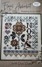 Floral Alphabet Sampling Series: NOP; Jeannette Douglas