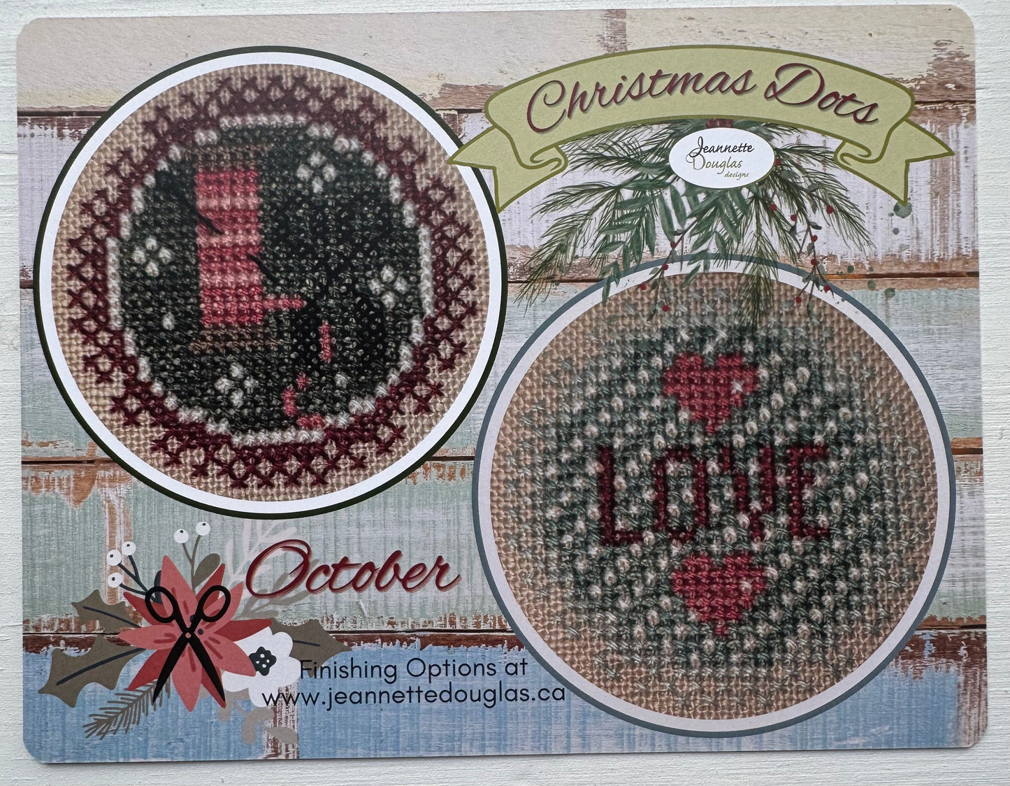 Christmas Dots: October; Jeannette Douglas Designs