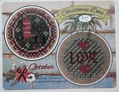 Christmas Dots: October; Jeannette Douglas Designs