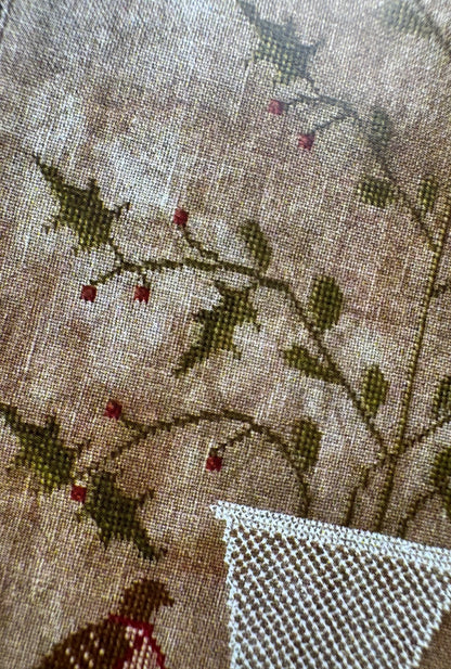 Holly Basket Sewing Roll; Stacy Nash Designs