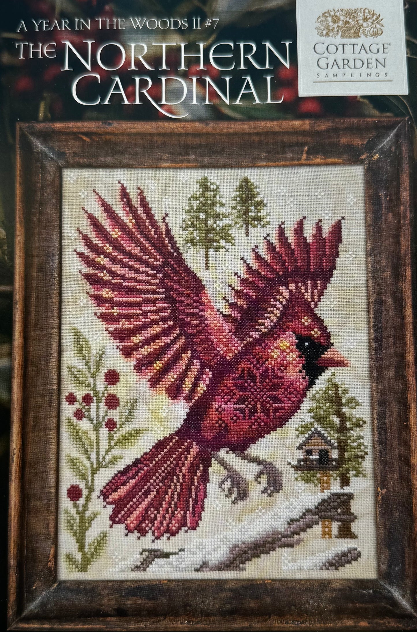 The Northern Cardinal; Cottage Garden Samplings