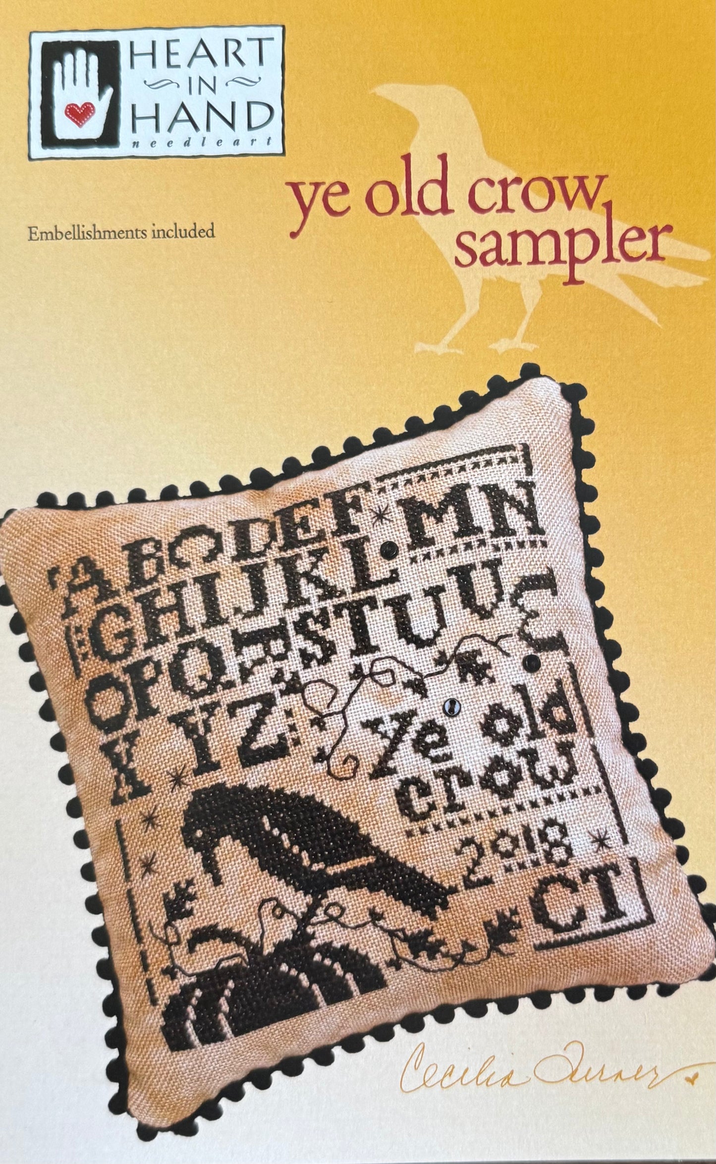 Ye Old Crow Sampler; Heart in Hand