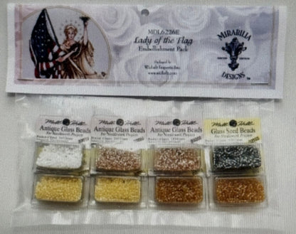 The Lady of the Flag by Nora Corbett and Embellishment Pack