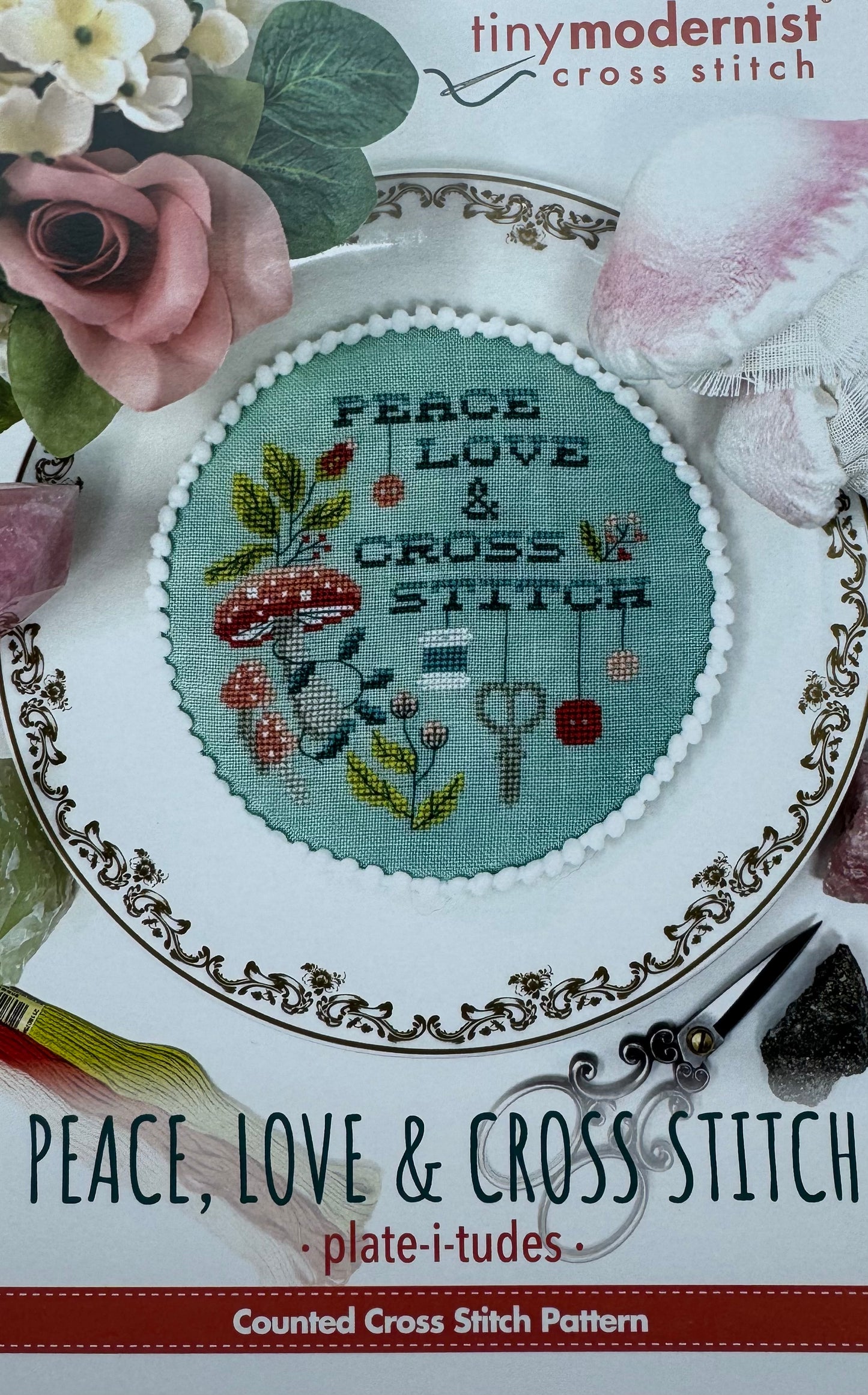 Peace, Love and Cross Stitch; Tiny Modernist