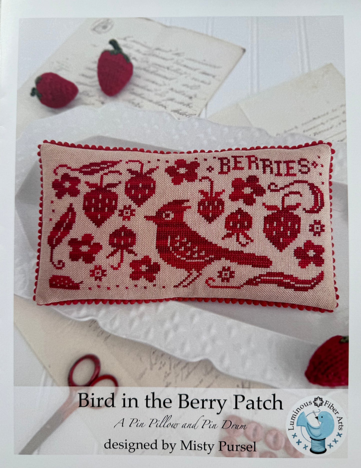 Bird in the Berry Patch; Luminous Fiber Arts
