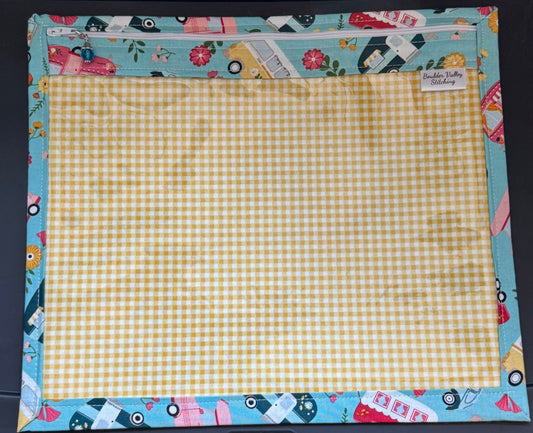 Vinyl Front Project Bag By Boulder Valley Stitching